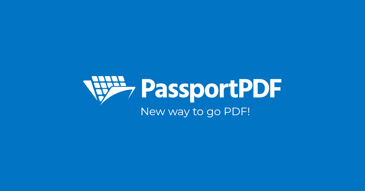 PassportPDF Productivity Tools Compression OCR And More